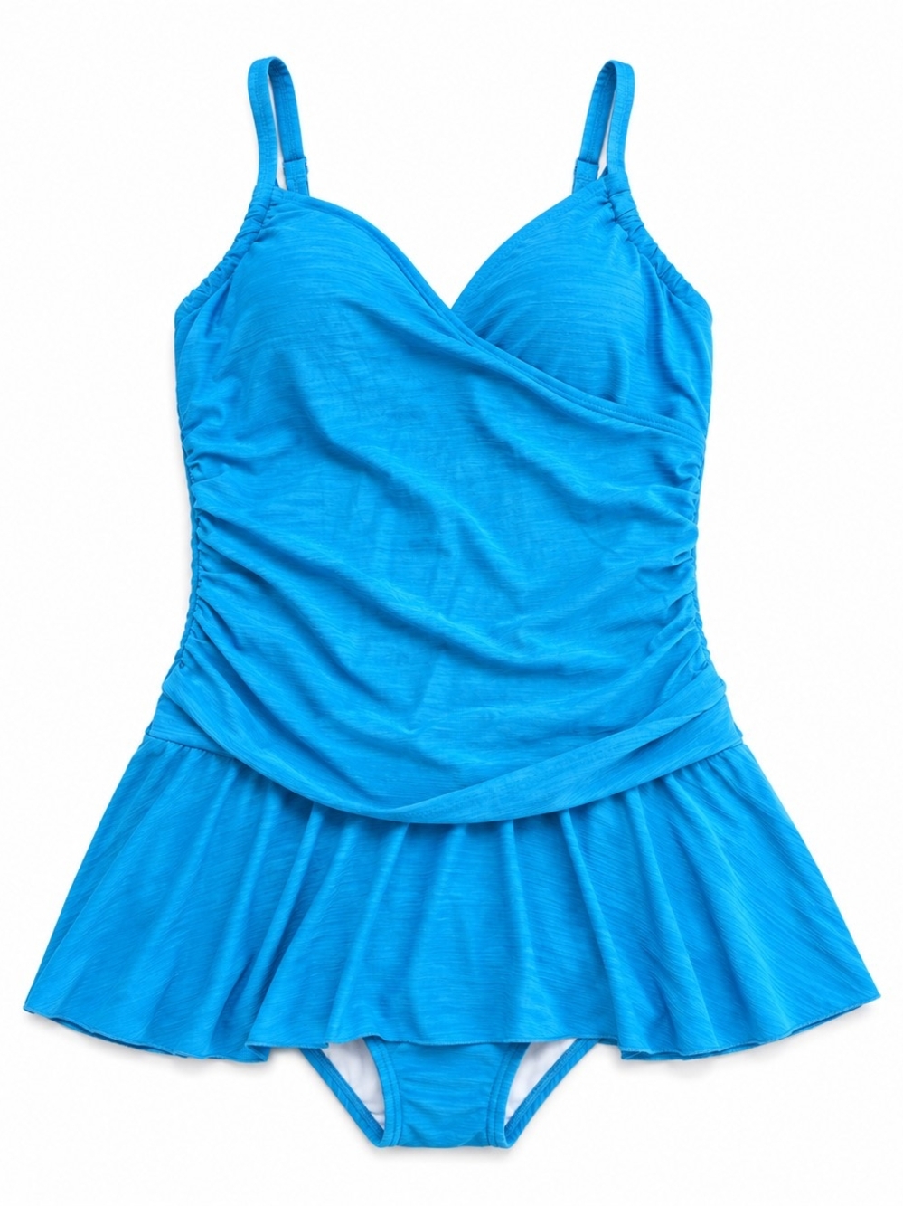 White Stag Bright Blue One-Piece Swimdress